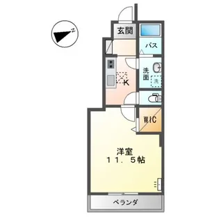 アント・クラント【1階】の間取り
