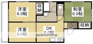 コーポ田中【101号室】の間取り