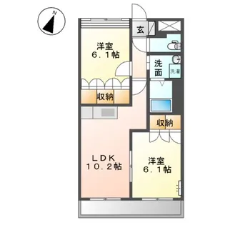 メゾン白羊館【2階】の間取り