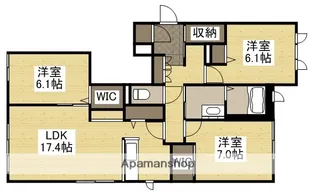 アルネスト【1階】の間取り