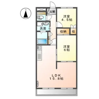 コンフィデンス Ⅰ【1階】の間取り