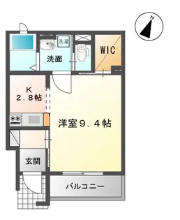 ルミナス・ハヤシ【1階】の間取り
