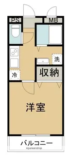 ラ・フォーレ24【3階】の間取り