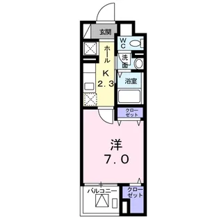 ミライア【5階】の間取り