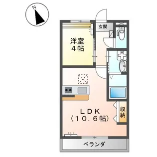 アレグリア【1階】の間取り