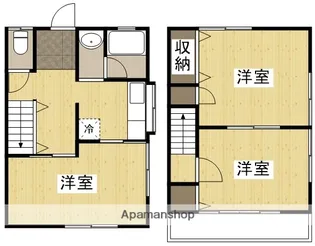 板谷アパート北【101号室】の間取り