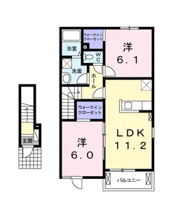 ルミエール C【2階】の間取り