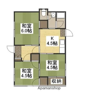 岡山県倉敷市西中新田【一戸建】の間取り