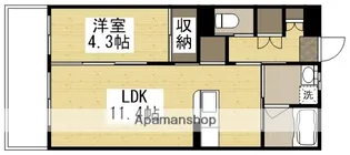 リバーサイド清音Ⅱ【3階】の間取り