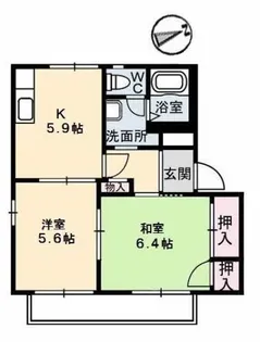 エクセルヴィオラ B棟【1階】の間取り
