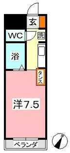 フォーバス Ⅰ【3階】の間取り