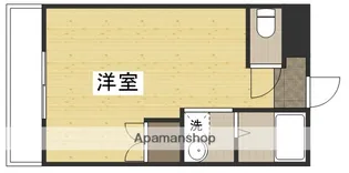 ハッピービル【303号室】の間取り