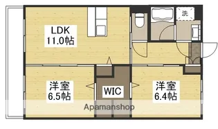 グランスイートⅡ【3階】の間取り