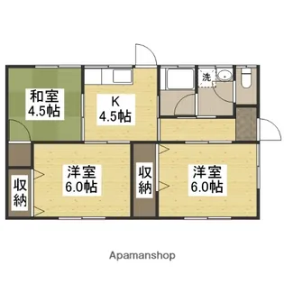 岡山県岡山市北区今保【一戸建】の間取り