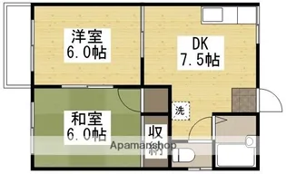 フォーブル中西 A【2階】の間取り