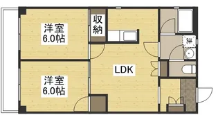 オノ・フラッツ【3階】の間取り