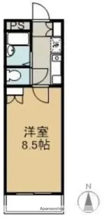 ブロードヒルII【3階】の間取り