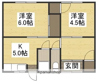 岡山県倉敷市玉島阿賀崎2丁目【一戸建】の間取り