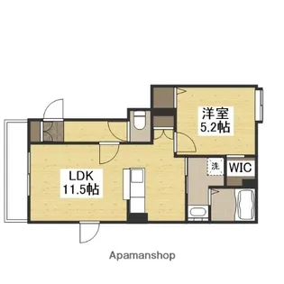 TERRAHOME TAMASHIMA【2階】の間取り