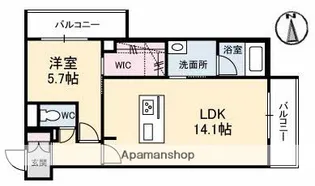 シャイン【3階】の間取り