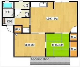 プレセジュール中央【101号室】の間取り