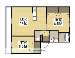 カリス【2階】の間取り