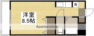ウィステリアコート田ノ上Ⅱ【102号室】の間取り