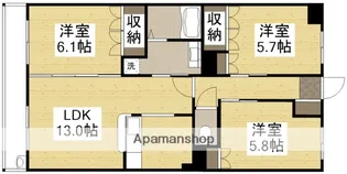 フレンドパーク宙【2階】の間取り