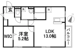 ノールヴィラージュ【2階】の間取り