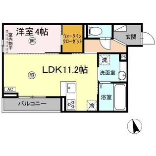 セイル倉敷【3階】の間取り