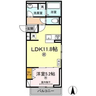 パーク倉敷【3階】の間取り