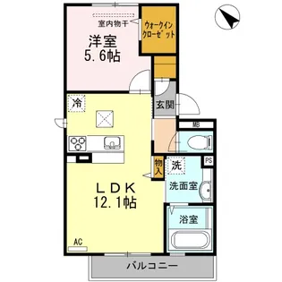 ボヌール(児島)【1階】の間取り