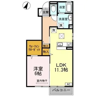 ボヌール(連島町)【1階】の間取り