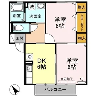 パミドール【2階】の間取り