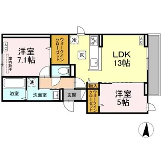 カンパニュラ【1階】の間取り