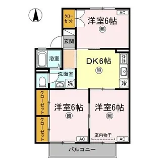 ウインズコート【2階】の間取り