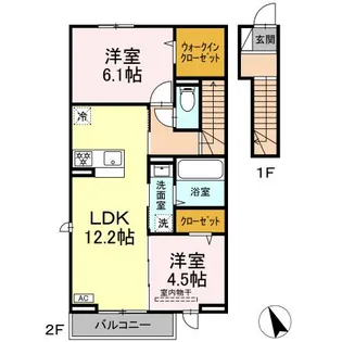 エール【2階】の間取り
