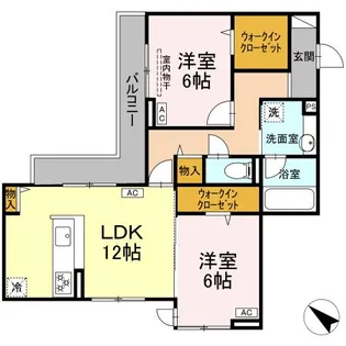 VIA-GRANDE【3階】の間取り