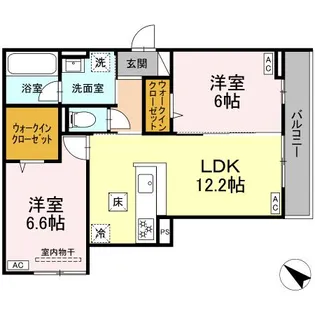 VIA-GRANDE【1階】の間取り