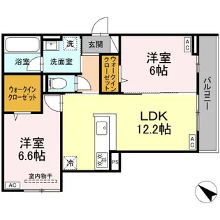 VIA-GRANDE【2階】の間取り