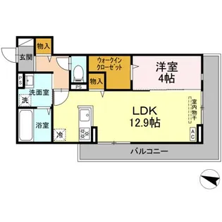 レジデンス ハンス【2階】の間取り