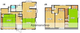岡山県浅口市金光町占見【一戸建】の間取り