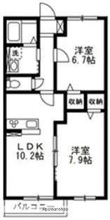 EliseⅢ【1階】の間取り