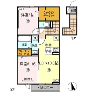 RION【2階】の間取り