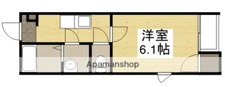 メゾンド近藤(ル・フルーヴ)【1階】の間取り