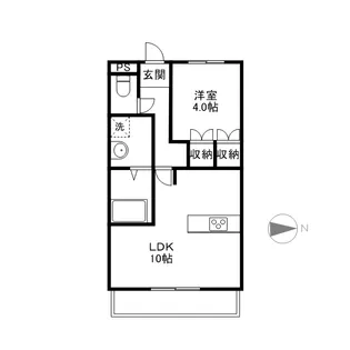 プラッツ・ユーⅡ【2階】の間取り