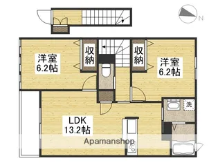 アッシュマーレ C棟【2階】の間取り