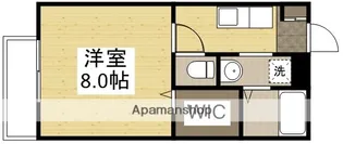 セレッソワタナベ【1階】の間取り