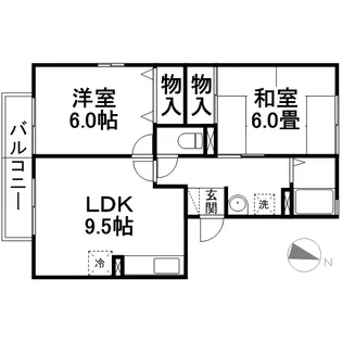 カトルセゾン【3階】の間取り