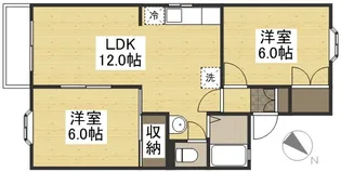 メゾン大福【2階】の間取り